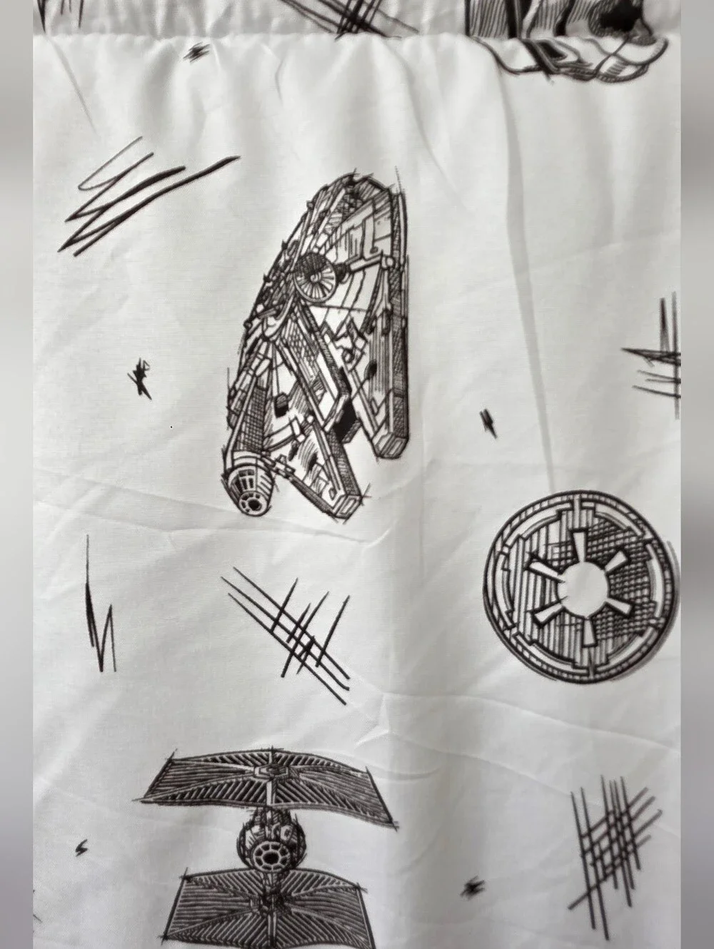Star Wars Reversible Twin Comforter Darth Vader Chewbacca Nemcor Comic Book
